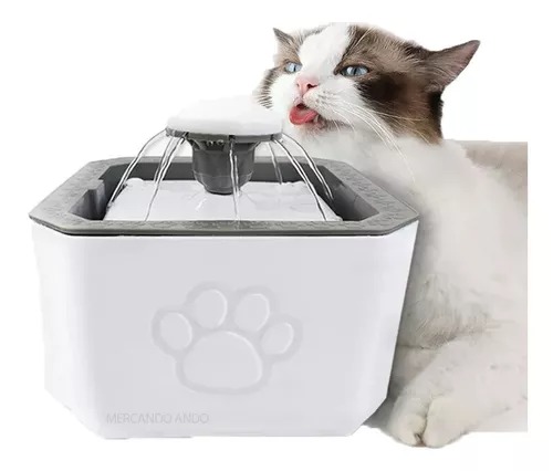 Fuente Dispensador Automático Agua Gato